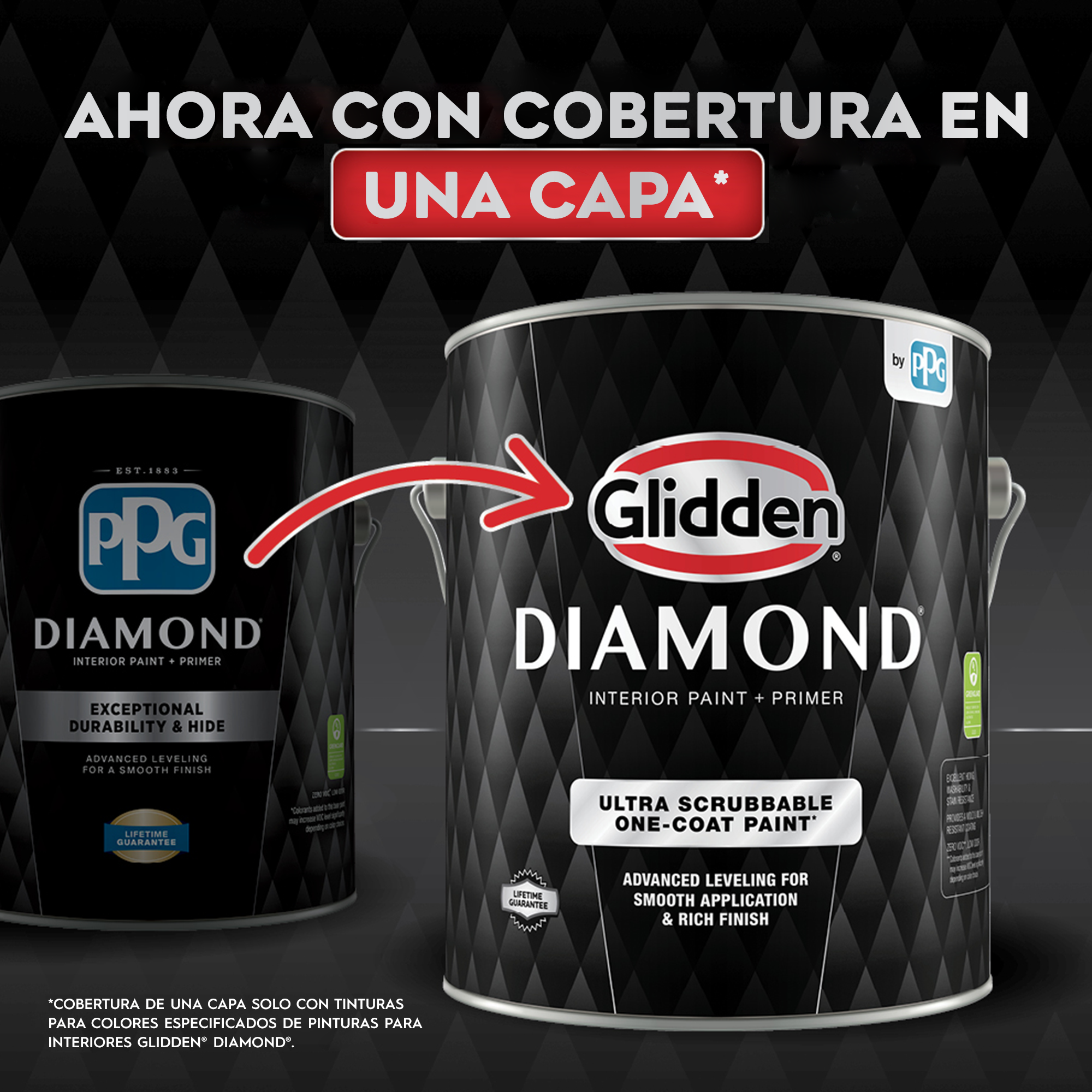 Ahora PPG Diamond es Glidden Diamond