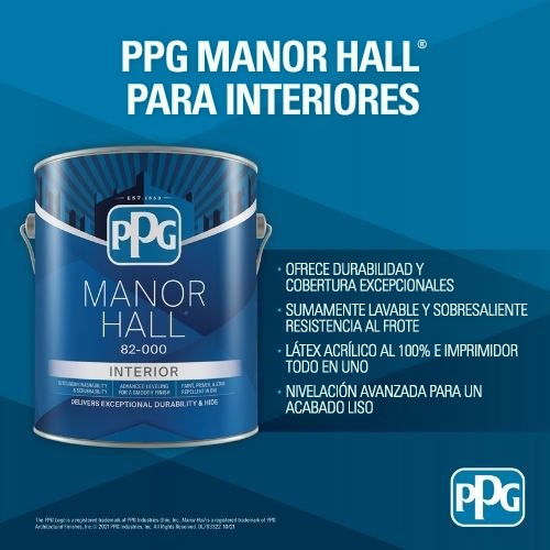 PPG Manor Hall<sup>®</sup> para interiores