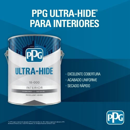 PPG Ultra-Hide<sup>®</sup> para interiores