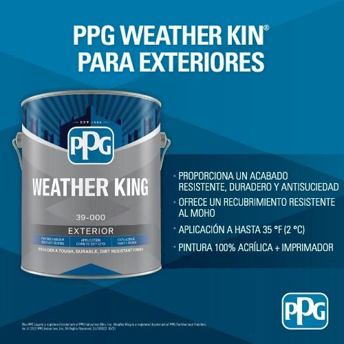 PPG Weather King<sup>®</sup> para exteriores